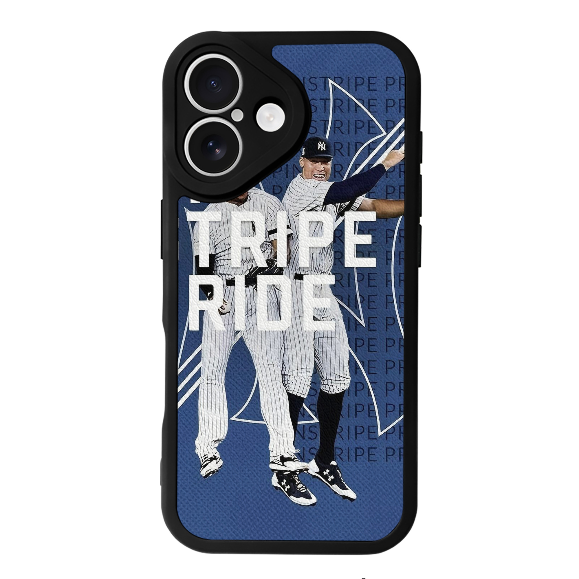 New York Yankees 196 IPhone 16 Silicone Leather Case – UV Print, Lambskin Texture – Perfect Fit, Wireless Charging Compatible, Scratch Resistant, Precise Cutouts – Stylish Protection For IPhone 16